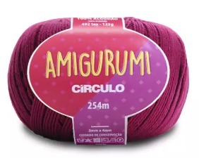 LINHA AMIGURUMI VERMELHA